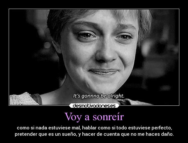 Voy a sonreír -