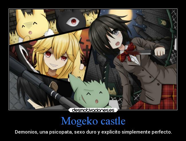 Mogeko castle - Demonios, una psicopata, sexo duro y explicito simplemente perfecto.