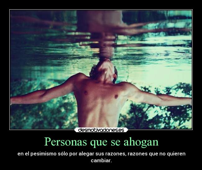 Personas que se ahogan -