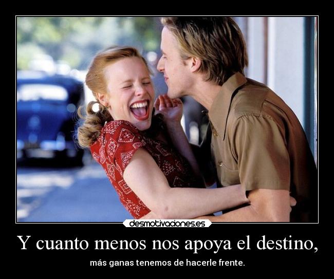 carteles destino amor diario noah pelicula desmotivaciones