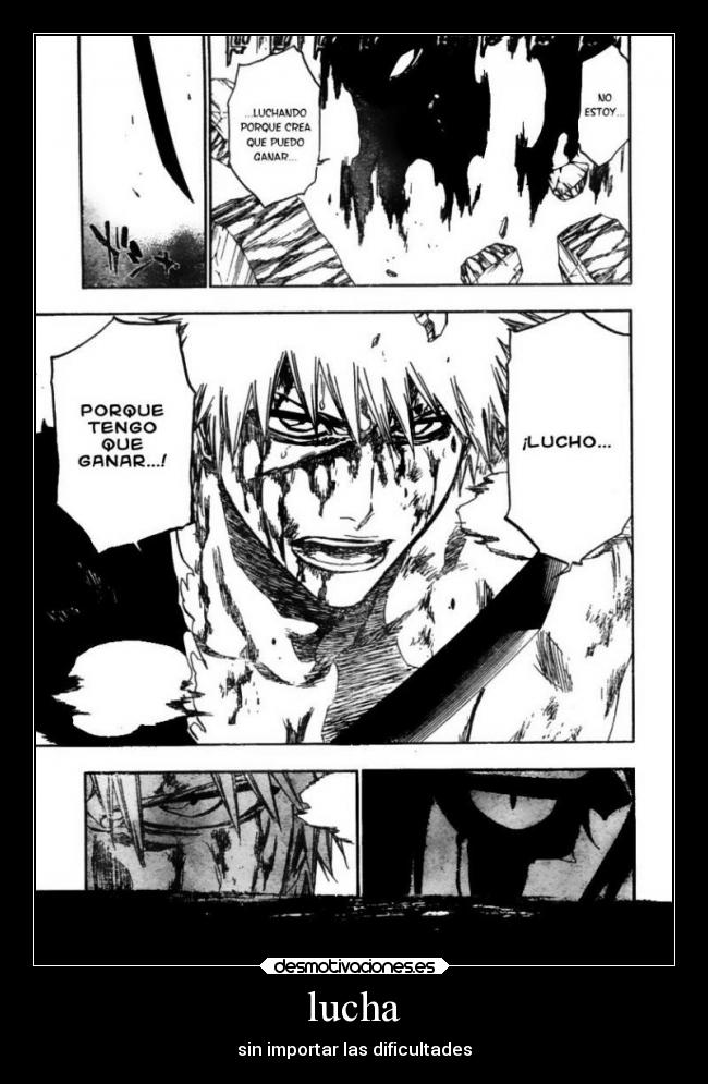 lucha - sin importar las dificultades