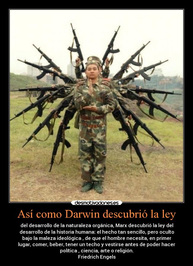 Así como Darwin descubrió la ley - 