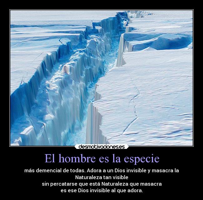 El hombre es la especie -