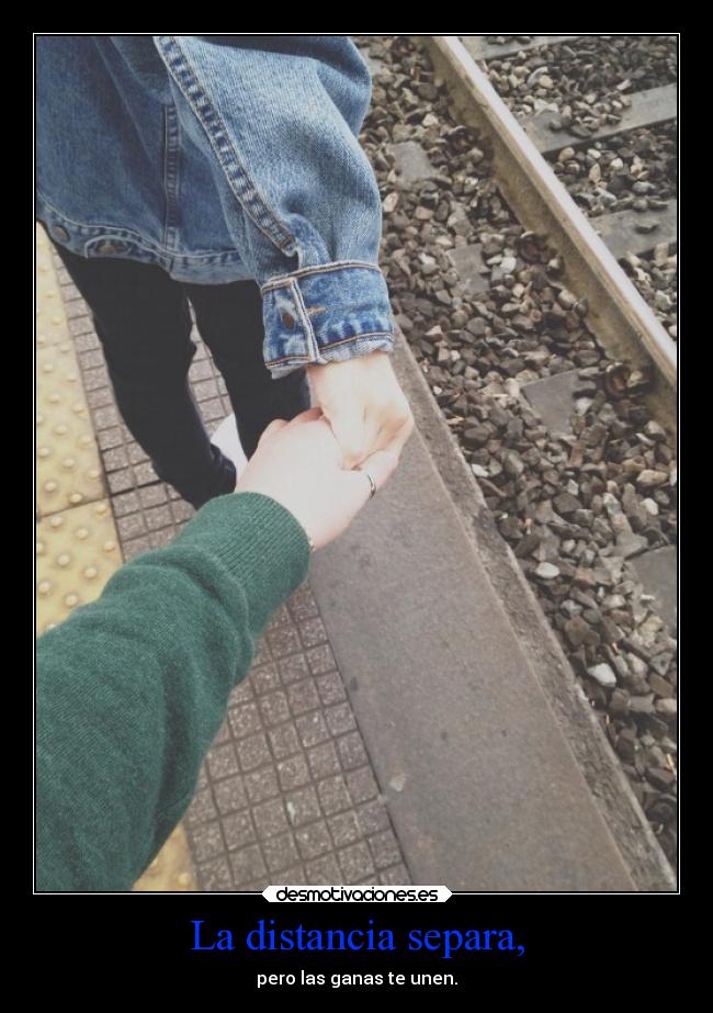 La distancia separa, - 