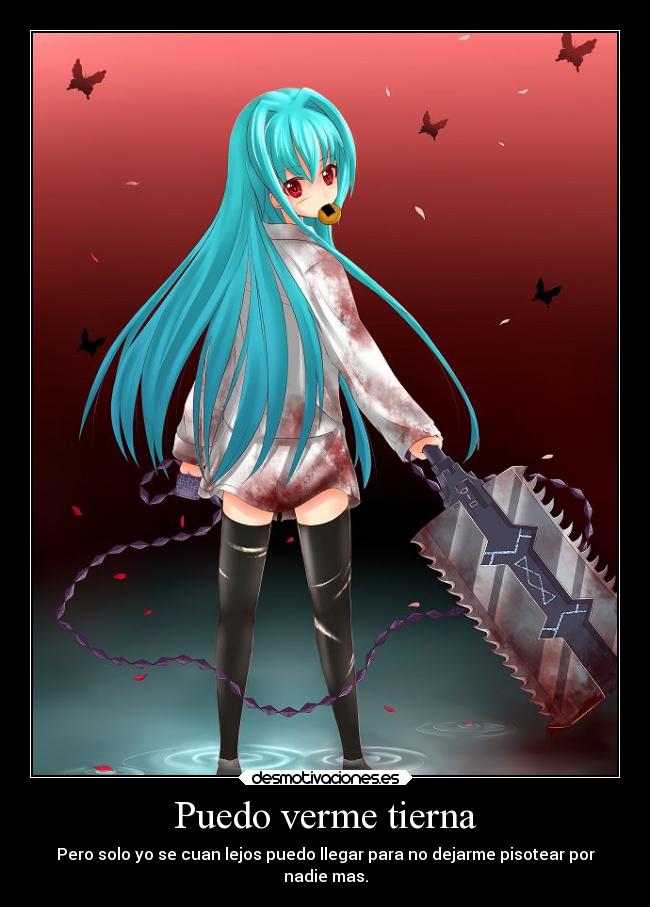 Puedo verme tierna - 