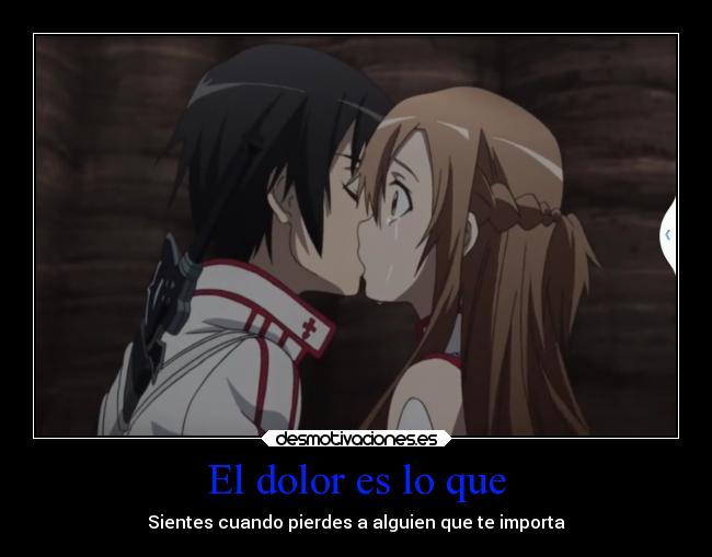 El dolor es lo que - 