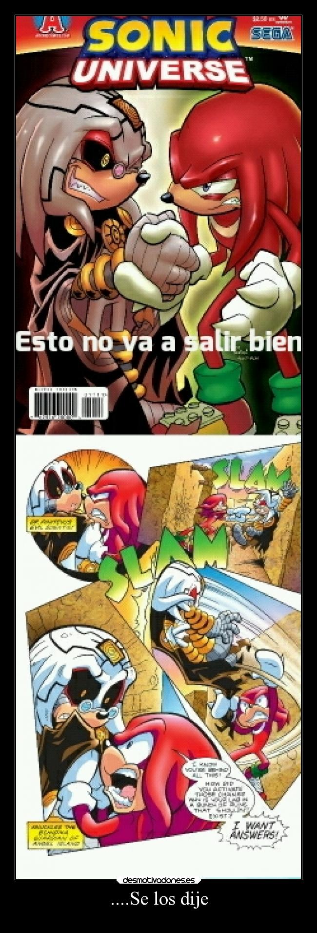 carteles enemigo mortal unico finitevus destruccion knuckles peleas desmotivaciines knuckles89 verdadera desmotivaciones