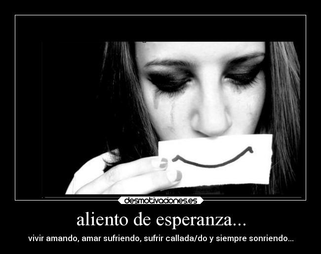aliento de esperanza... -