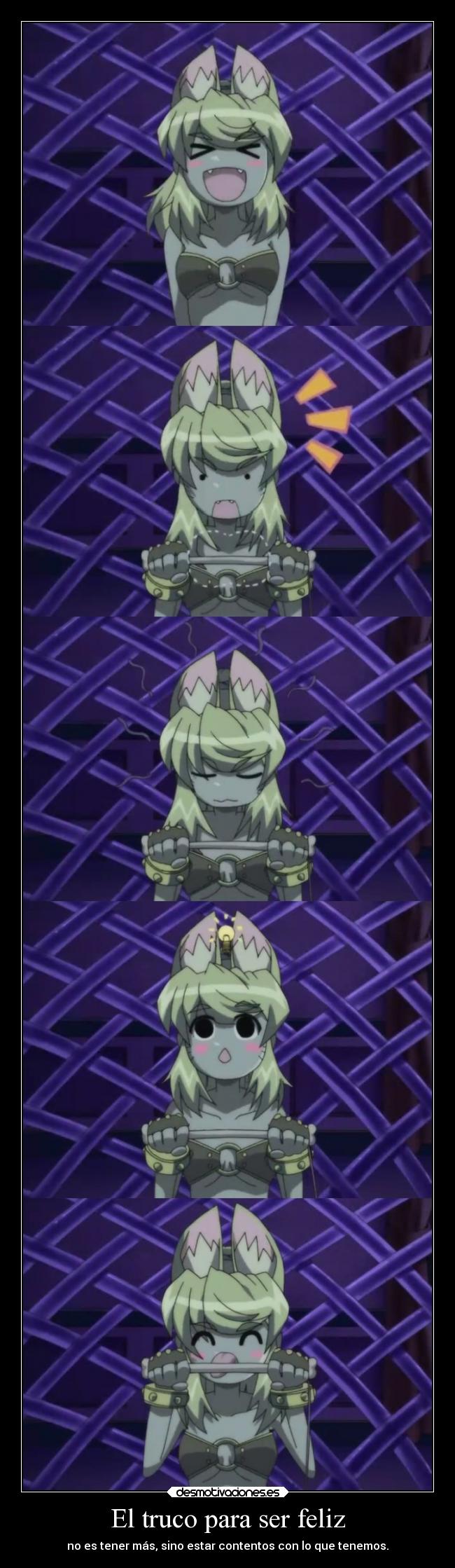 El truco para ser feliz -