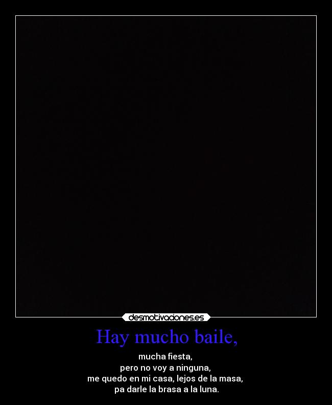 Hay mucho baile, - 