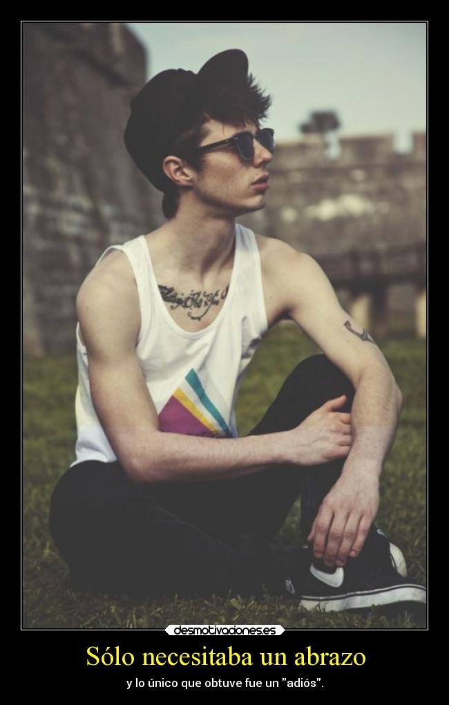 Sólo necesitaba un abrazo -