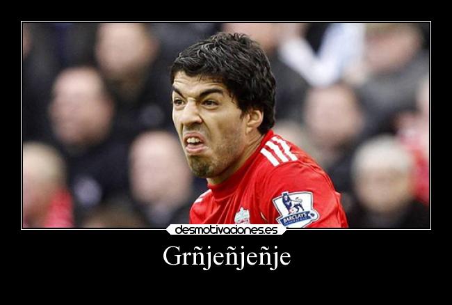 carteles futbol luis suarez burla tonteria desmotivaciones