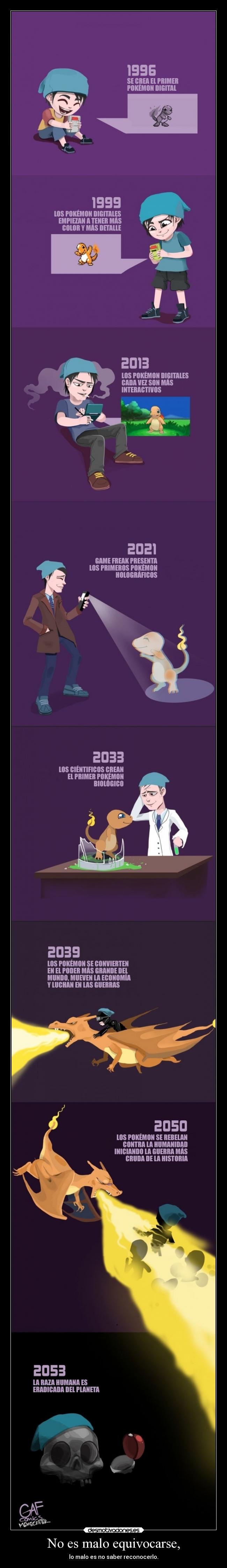 No es malo equivocarse, - lo malo es no saber reconocerlo.