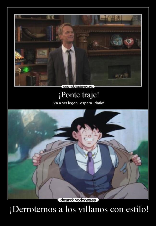 carteles humor dragonball goku pontetraje barneystinson elpatodelapiovendehierba desmotivaciones