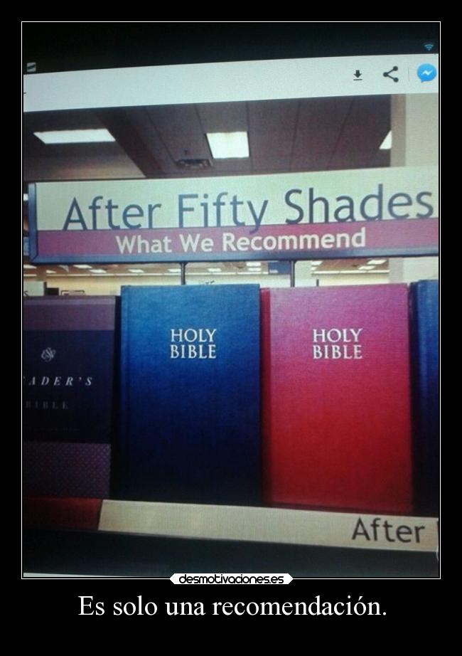 Es solo una recomendación. -