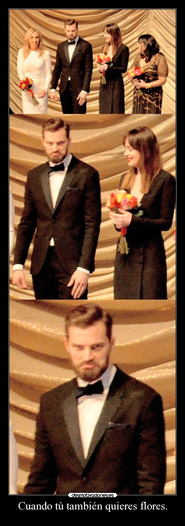 Cuando tú también quieres flores. -