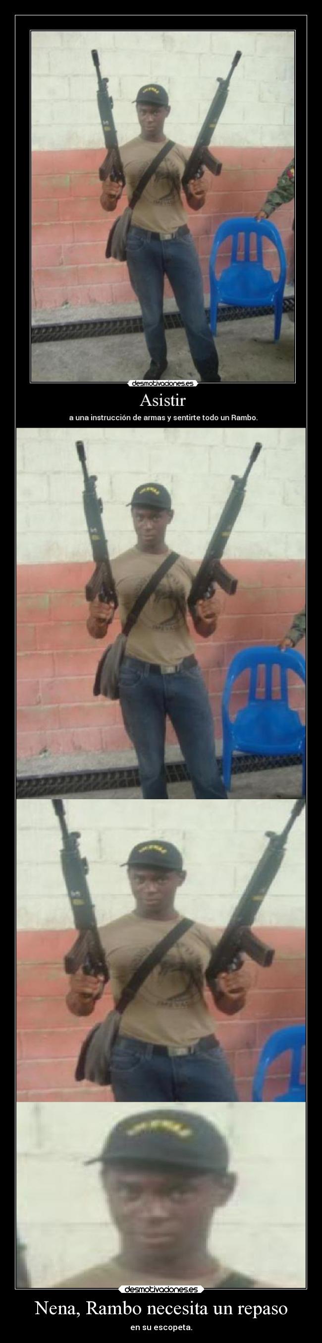 Nena, Rambo necesita un repaso -