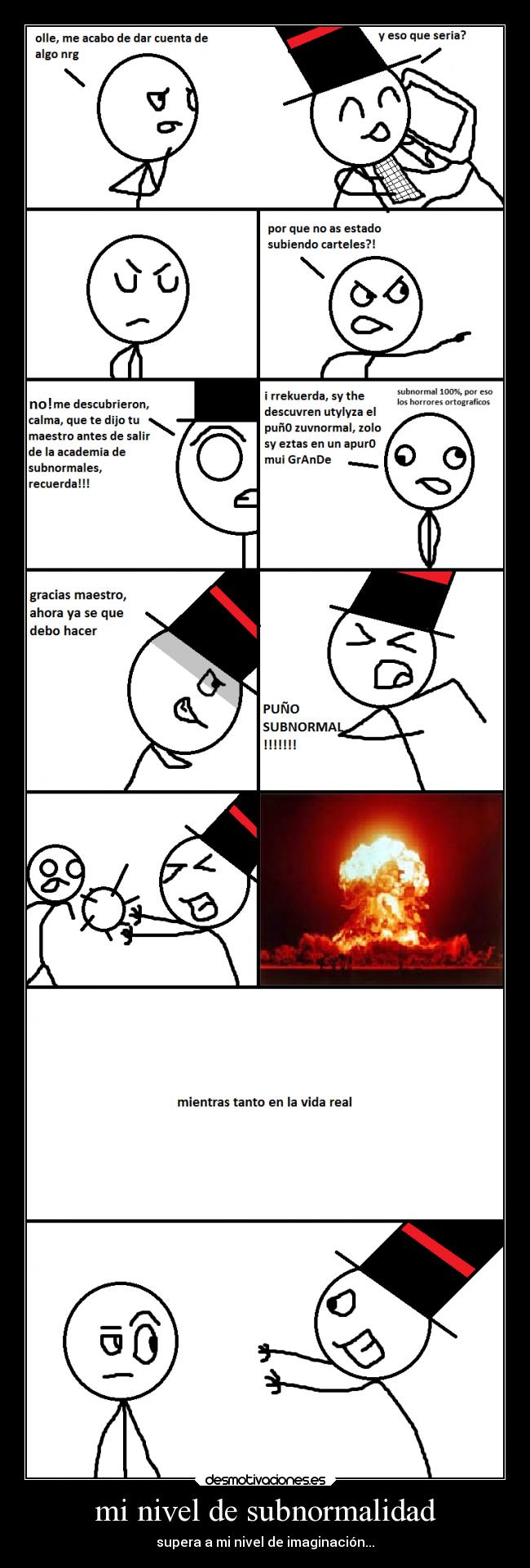 mi nivel de subnormalidad - 