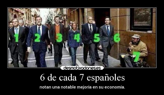 6 de cada 7 españoles - 