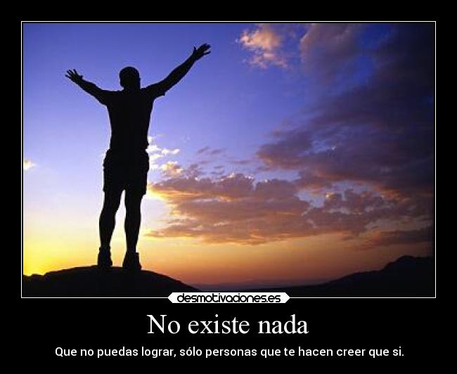 No existe nada -