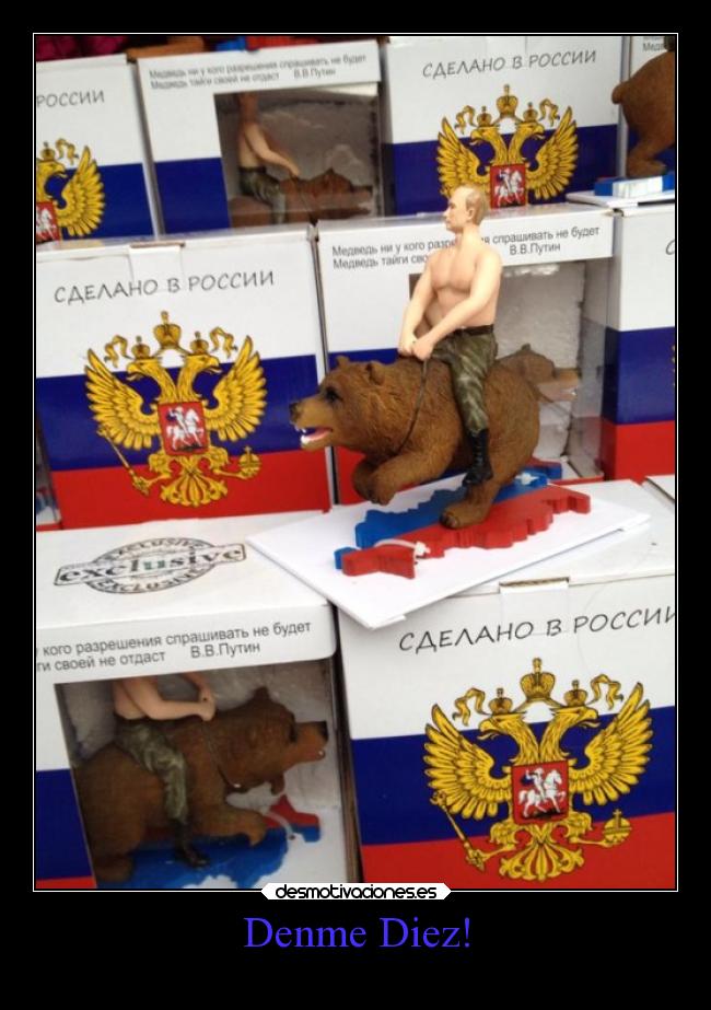 carteles internet rusia vladimir putin oso epico desmotivaciones