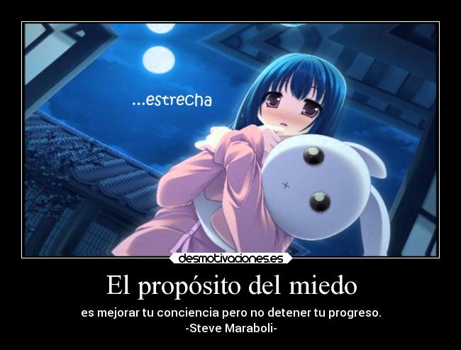 El propósito del miedo - 