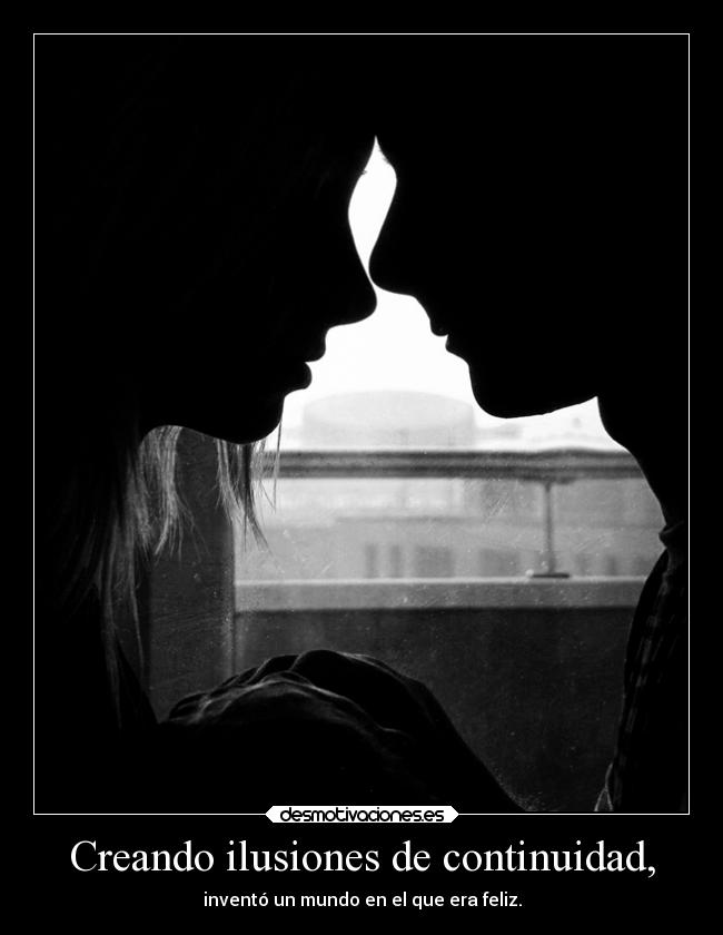 Creando ilusiones de continuidad, -