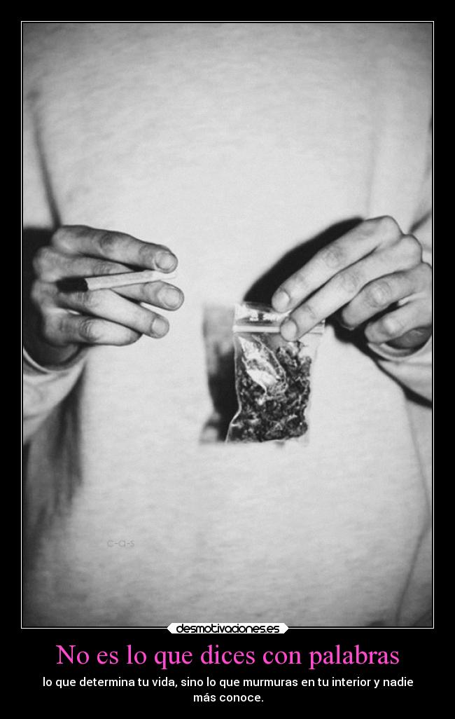 No es lo que dices con palabras - 