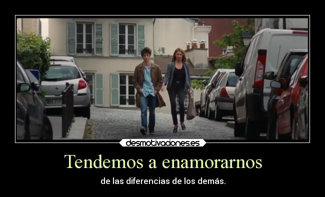 carteles mujer amor enamorarnos diferencia demas persona hombre desmotivaciones