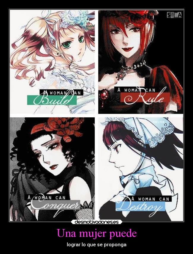Una mujer puede - lograr lo que se proponga