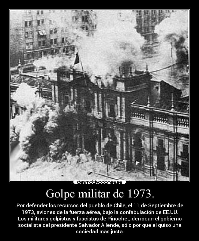Golpe militar de 1973. -