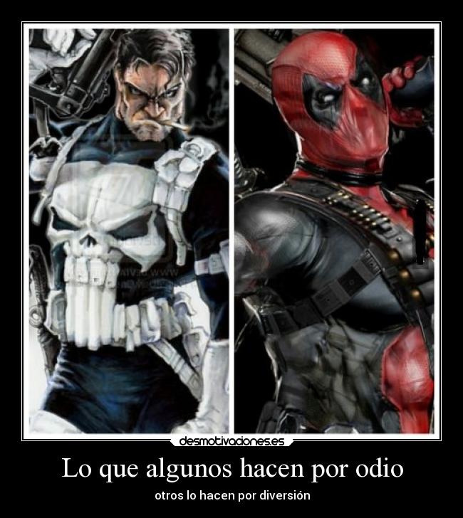 Lo que algunos hacen por odio -