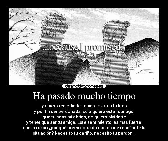 Ha pasado mucho tiempo - 
