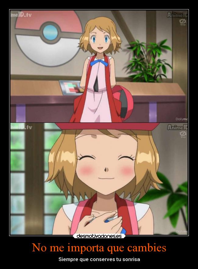 No me importa que cambies -
