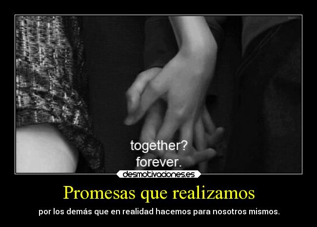 Promesas que realizamos - 