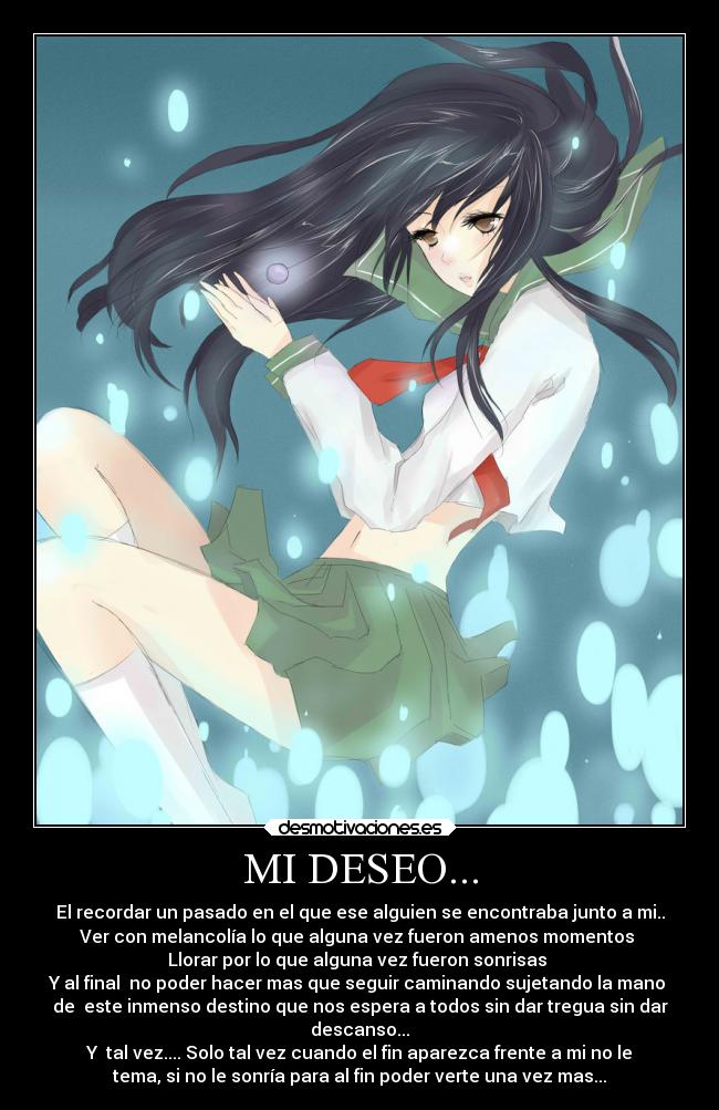 MI DESEO... -