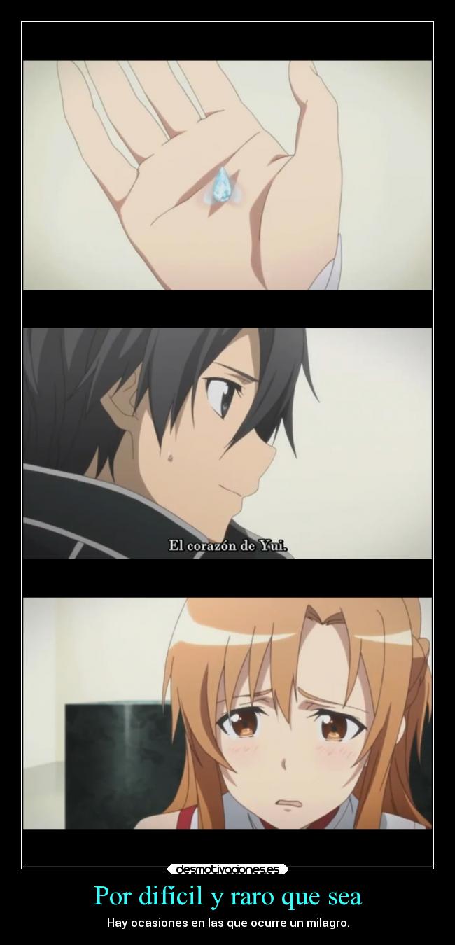 Por difícil y raro que sea - 