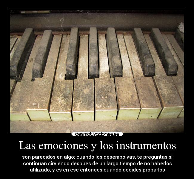 Las emociones y los instrumentos - 