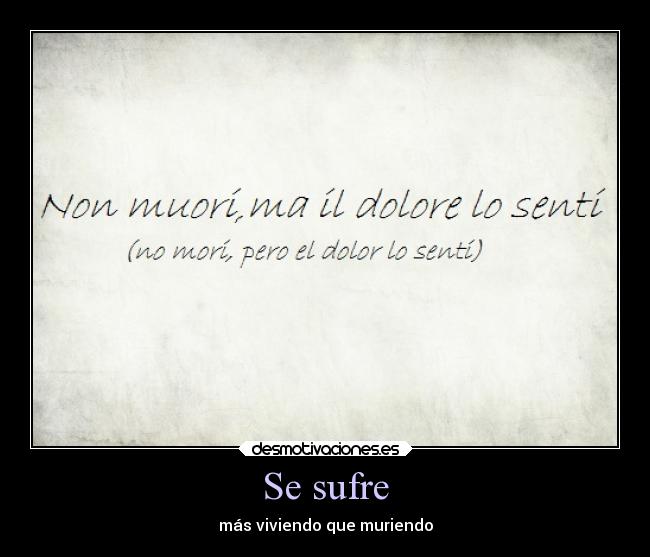 Se sufre - 