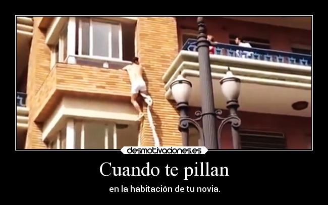 Cuando te pillan -