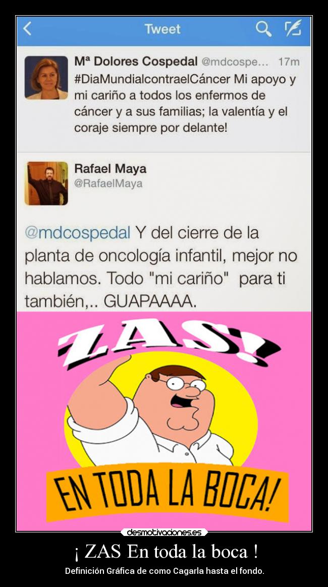 ¡ ZAS En toda la boca ! -