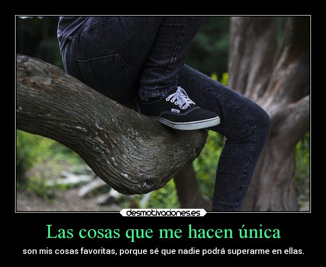 Las cosas que me hacen única - 