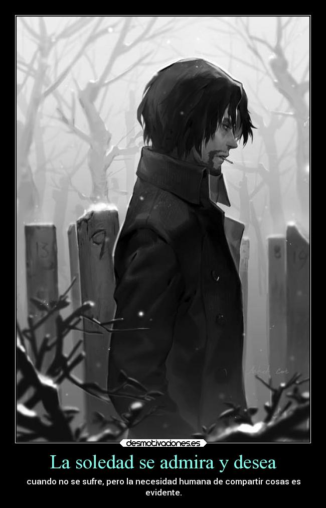 La soledad se admira y desea - 