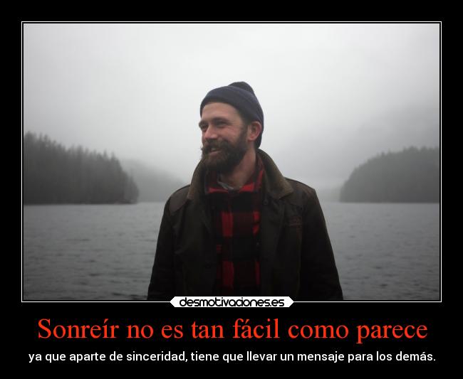 Sonreír no es tan fácil como parece - 