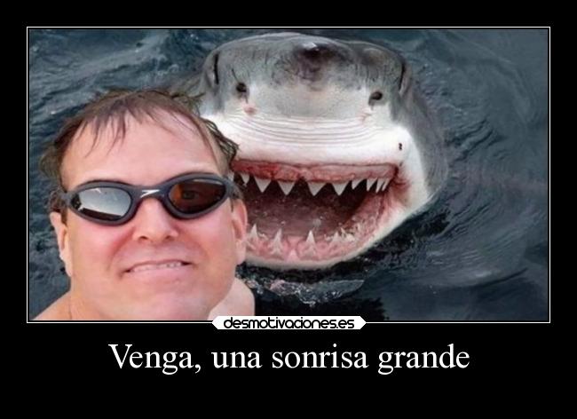Venga, una sonrisa grande - 