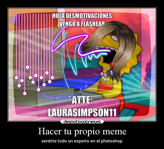 Hacer tu propio meme - sentirte todo un experto en el photoshop.