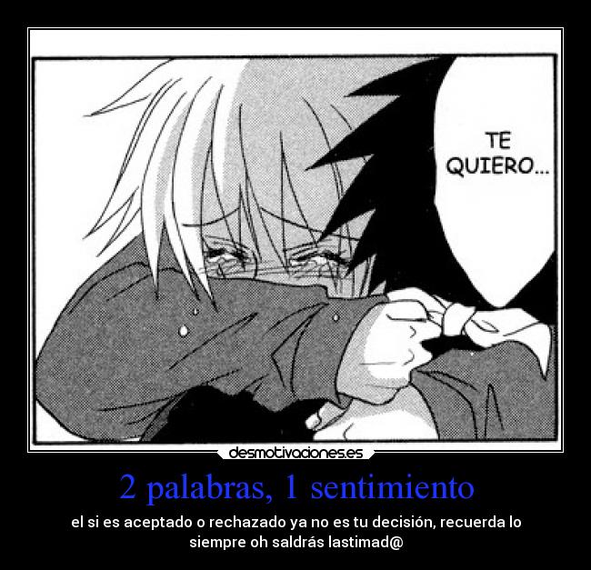 2 palabras, 1 sentimiento -