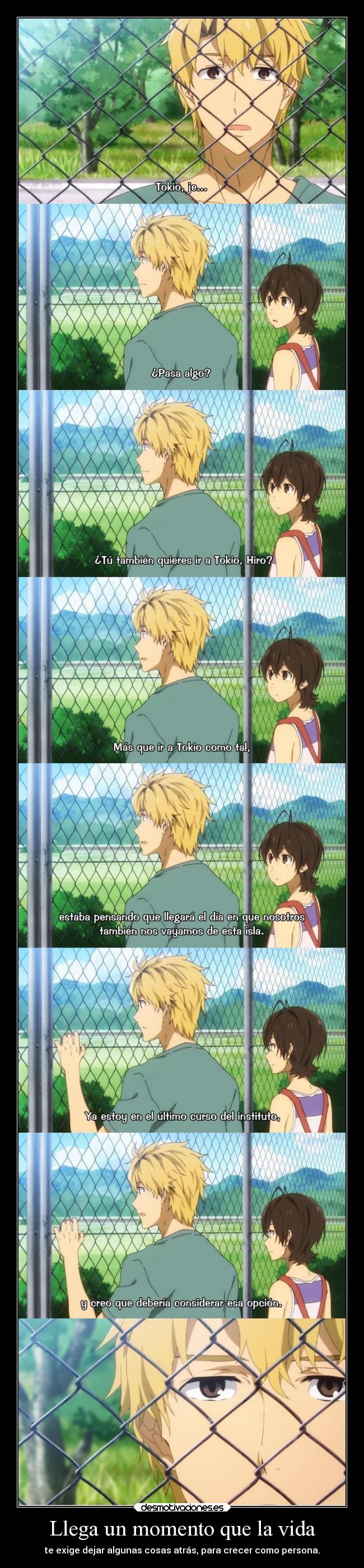 Llega un momento que la vida - 