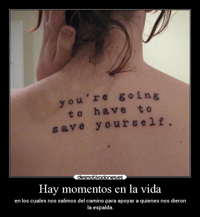 Hay momentos en la vida -