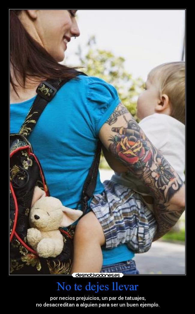 No te dejes llevar -